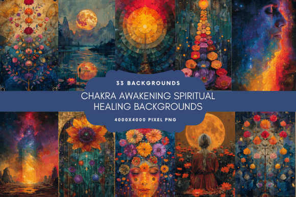 Download Chakra Spiritual Healing Backgrounds - Chakra Collection